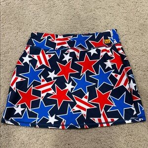 Loudmouth Stars and stripes Golf skirt - size Medium